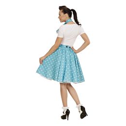 Bildspel - 50-tals Kjol Turkos Maskeraddräkt