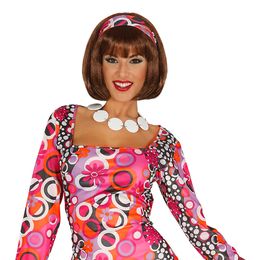 Bildspel - 60-tals Disco Klänning Maskeraddräkt