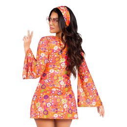 Bildspel - 60-tals Hippie Deluxe Maskeraddräkt