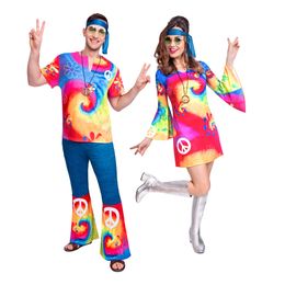 Bildspel - 60-tals Hippieklänning Maskeraddräkt