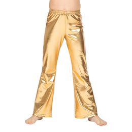 70'er Bukser til Børn Guld Metallic