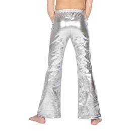 Diaesitys - 70-luvun Housut Lapsille Hopea Metallic