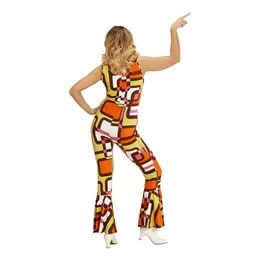 Lysbildefremvisning - 70-talls Jumpsuit Dame Karnevalskostyme