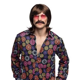 Bildspel - 70-tals Peruk med Mustasch