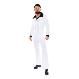 70-luvun Valkoinen Puku Naamiaisasu