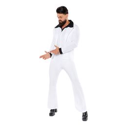 Diaesitys - 70-luvun Valkoinen Puku Naamiaisasu