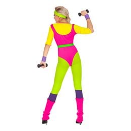Bildspel - 80-tals Aerobics Instruktör Maskeraddräkt