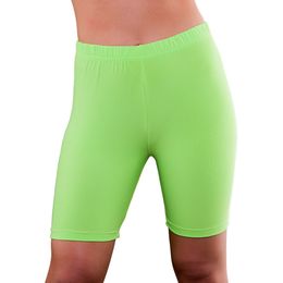 80-tals Cykelbyxor Neongrön