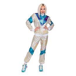 Lysbildefremvisning - 80-talls Holographic Grilldress Karnevalskostyme