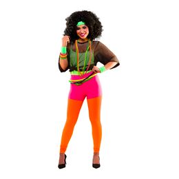 Bildspel - 80-tals Hotpants Neonrosa