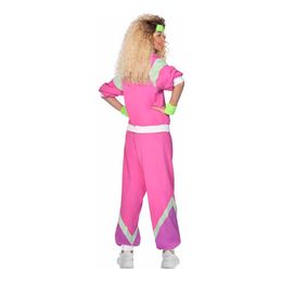 Lysbildefremvisning - 80-talls Grilldress Rosa Karnevalskostyme