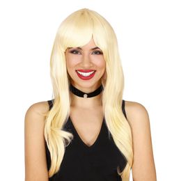 80-tallet Lyseblond Lang Parykk