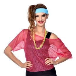 80-talls Nettingtopp Rosa