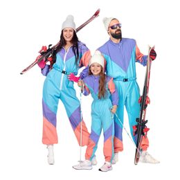 Bildspel - 80-tals Retro Skidoverall Herr Maskeraddräkt