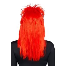 Bildspel - 80-tals Rockstjärna Röd Deluxe Peruk