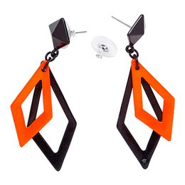 Bildspel - 80-tals Romb Örhängen