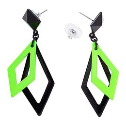 Bildspel - 80-tals Romb Örhängen