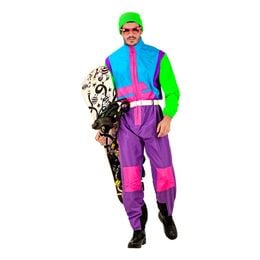 Diaesitys - 80-luvun Hiihtohaalari Neon Naamiaisasu