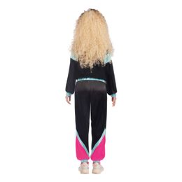 Bildspel - 80-tals Svart Träningsoverall Maskeraddräkt