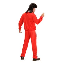 Bildspel - 80-tals Träningsoverall Röd Maskeraddräkt