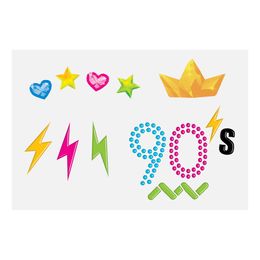 Lysbildefremvisning - 90'er Selvklæbende Sminke