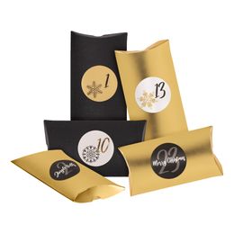 Adventskalender Esker Svart/Gull