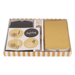 Lysbildefremvisning - Adventskalender Esker Svart/Gull