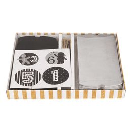 Lysbildefremvisning - Adventskalender Esker Svart/Sølv