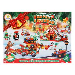 Adventskalender Byggeklosser Julefigurer