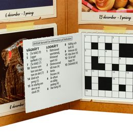Bildspel - Adventskalender för Korsordsälskare