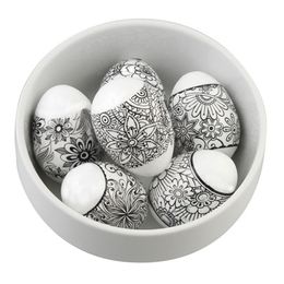 Æggeveste Sort/Hvid