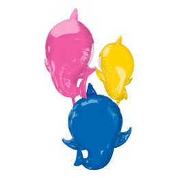 Lysbildefremvisning - Airwalker Baby Shark Folieballong