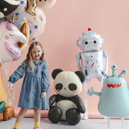 Bildspel - Airwalker Robot Folieballong