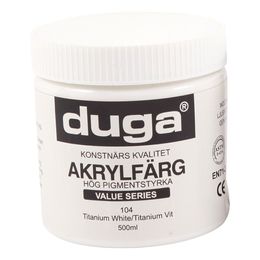 Akrylfärg Vit