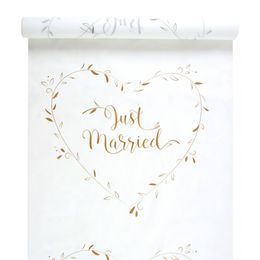 Altargångsmatta Just Married