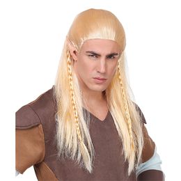 Haltia Pitkä Vaalea Peruukki