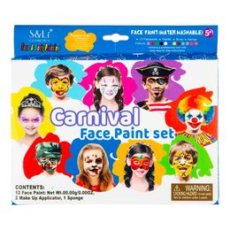 Ansiktsmaling Carnival Sminkesett