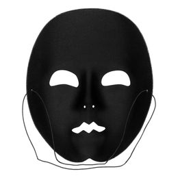 Lysbildefremvisning - Ansiktsmaske Mimekunstner Svart