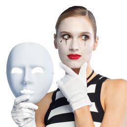 Bildspel - Ansiktsmask Mimartist Vit