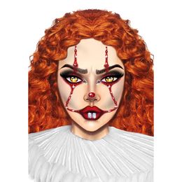 Bildspel - Ansiktssmycken Clown Face