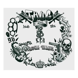 Thug Life -kasvotatuointi