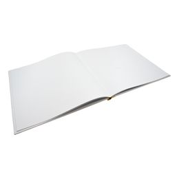 Bildspel - Anteckningsbok Siffra Vit/Guld