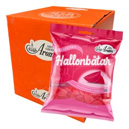 Aroma Hallonbåtar i Påse Storpack