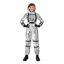 Astronauttihopea Metallic Naisten Naamiaisasu