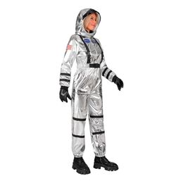 Diaesitys - Astronauttihopea Metallic Naisten Naamiaisasu