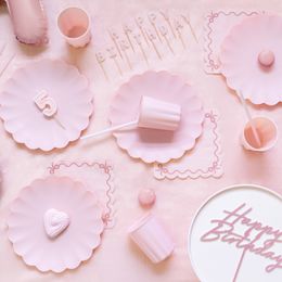 Bildspel - Återanvändbara Sugrör Rosa