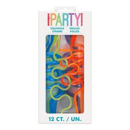 Bildspel - Återanvändbara Sugrör Twist Flerfärgade