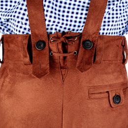 Diaesitys - Aidot ruskeat lederhosen-housut