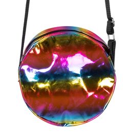 Lysbildefremvisning - Skuldertaske Regnbue Holografisk