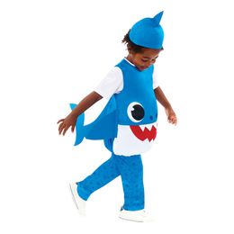 Bildspel - Baby Shark Blå Barn Maskeraddräkt